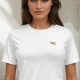 Women's Relaxed T-Shirt mit Vizsla Stickerei